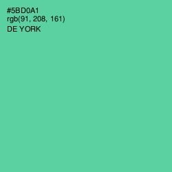 #5BD0A1 - De York Color Image
